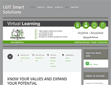 Tablet Screenshot of lgitsmart.com